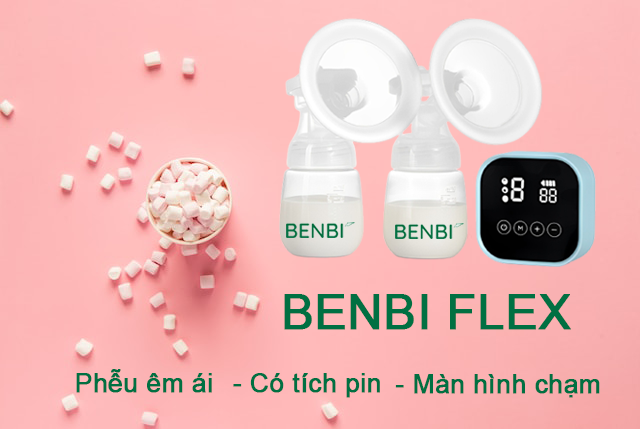 Máy Hút Sữa Điện Đôi Benbi Flex