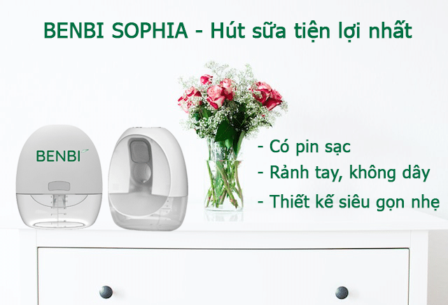 Máy Hút Sữa Rảnh Tay BENBI Sophia