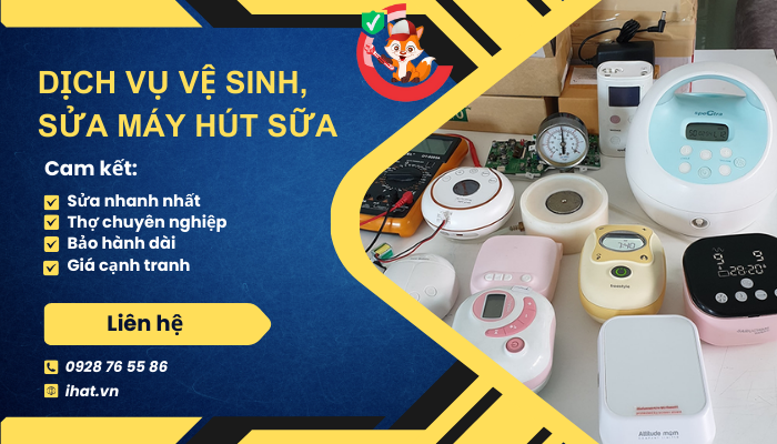 sửa máy hút sữa
