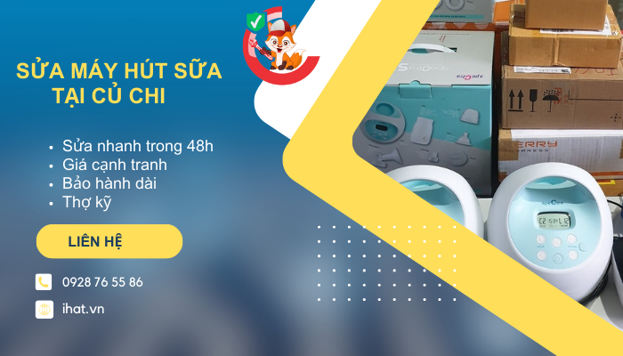 sửa máy hút sữa tại củ chi