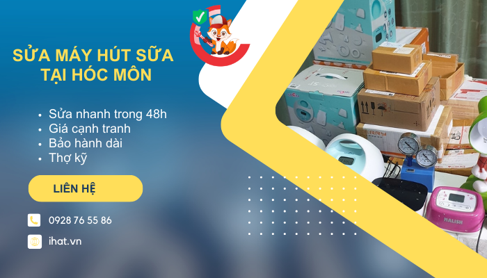 sửa máy hút sữa tại hóc môn